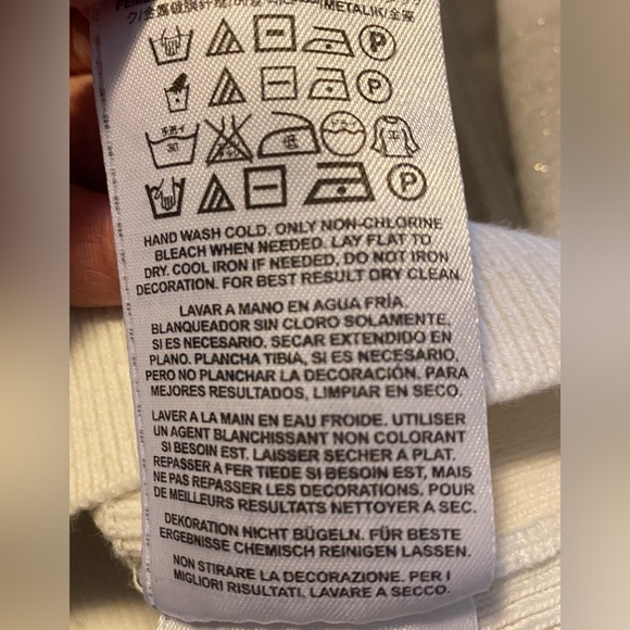 Guess Womens Knit Sweater Size S striped long sleeve V-neck - Picture 9 of 10